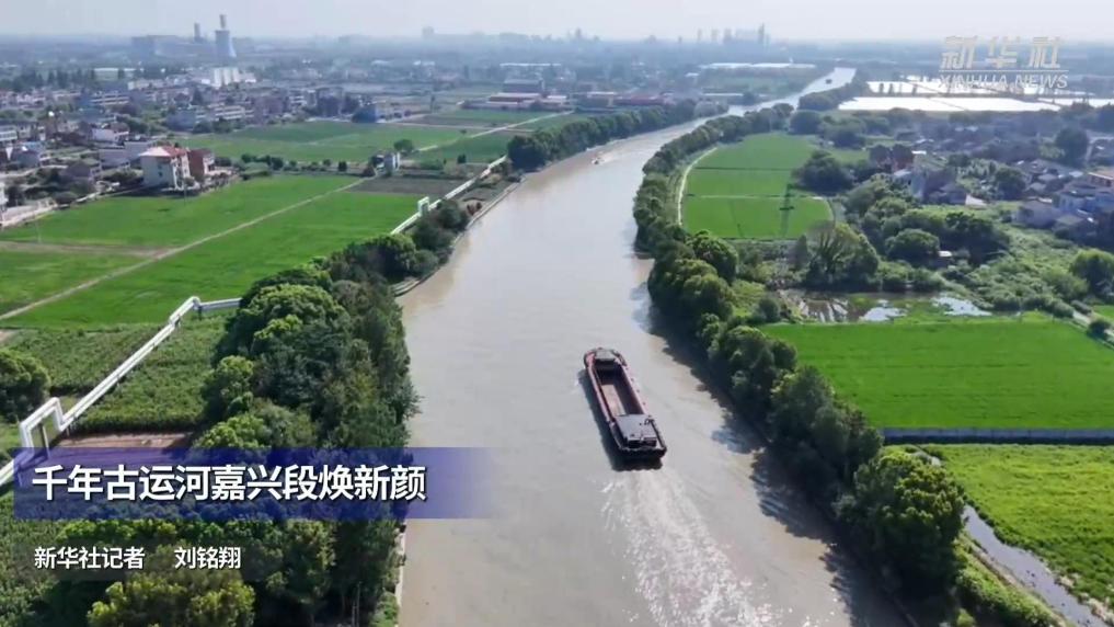 千年古运河嘉兴段焕新颜