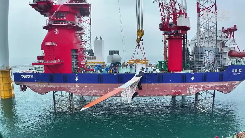 浙江首个原址扩建海上风电项目国庆建成投产