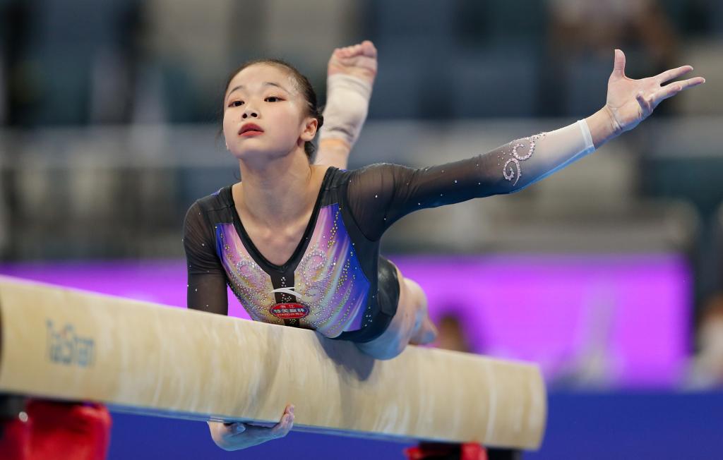 體操全國錦標賽：浙江特美贏杯隊獲得女子團體亞軍