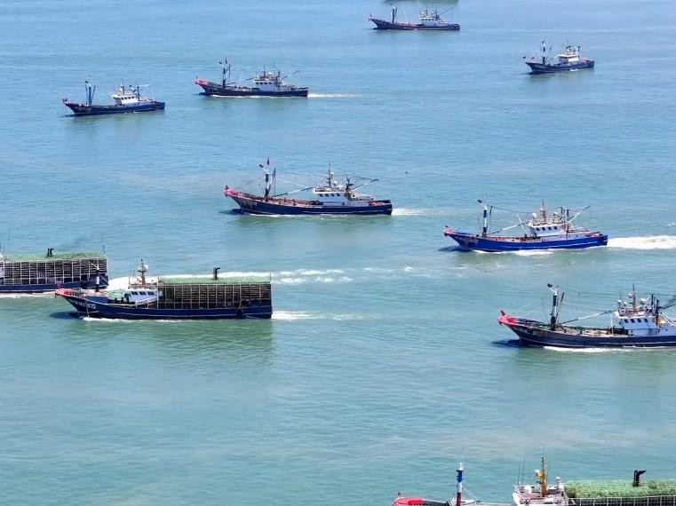 空海一体智能护缆 科技护航浙江舟山春节保供